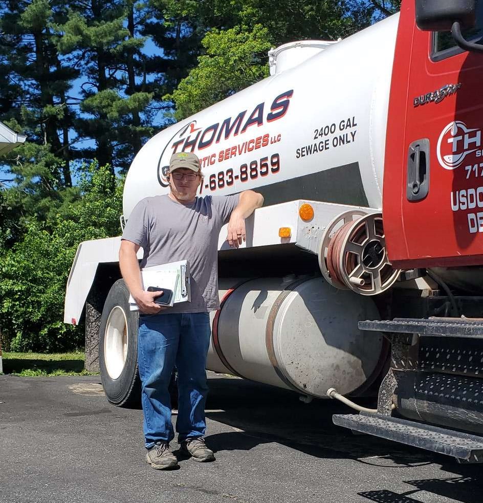 thomas septic services in red lion pa